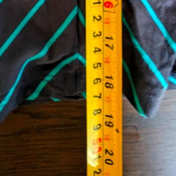 A line skirt on dark blue and aqua - Picture 4 of 6